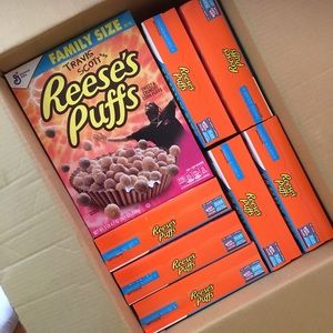 Travis Scott family size Reese’s puffs